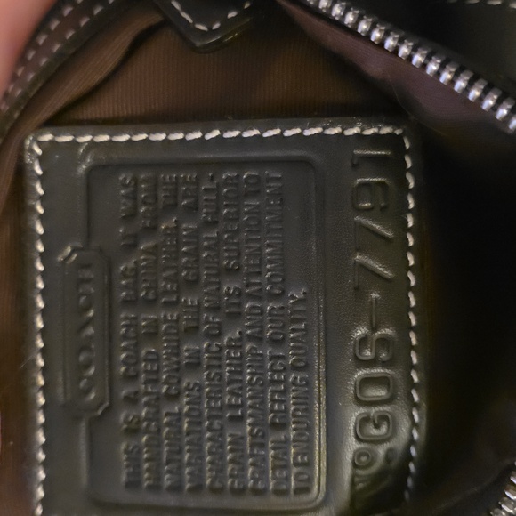 Coach 2000 Hampton Black Leather Doctor's Bag Satchel 💕 - Picture 15 of 16